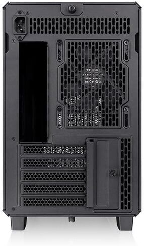Thermaltake TR200; Micro Chassis; 1x120mm PWM Fan Included; mATX/mITX Support; 360mm Radiator Support; 365mm GPU Clearance; 175mm Air Cooler Clearance; 5.25" Bay Support; Black; CA-11L-00S1NN-00 in Saudi Arabia