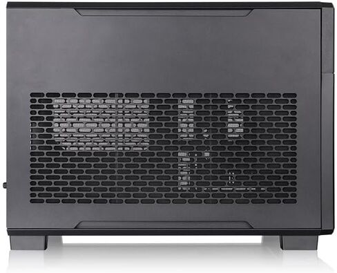 Thermaltake TR200; Micro Chassis; 1x120mm PWM Fan Included; mATX/mITX Support; 360mm Radiator Support; 365mm GPU Clearance; 175mm Air Cooler Clearance; 5.25" Bay Support; Black; CA-11L-00S1NN-00 in Saudi Arabia