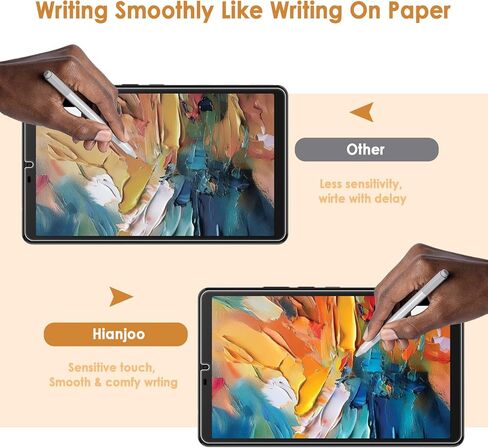 Hianjoo 2-Pack Screen Protector Compatible with TCL Tab 8 NXTPAPER 5G 8.7 inch, Tempered Glass [HD Clarity] [9 Hardness] [Anti-Scratch] [Easy Installation] in Saudi Arabia