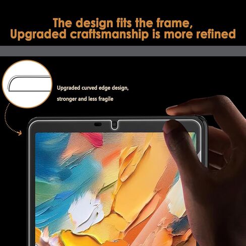 Hianjoo 2-Pack Screen Protector Compatible with TCL Tab 8 NXTPAPER 5G 8.7 inch, Tempered Glass [HD Clarity] [9 Hardness] [Anti-Scratch] [Easy Installation] in Saudi Arabia
