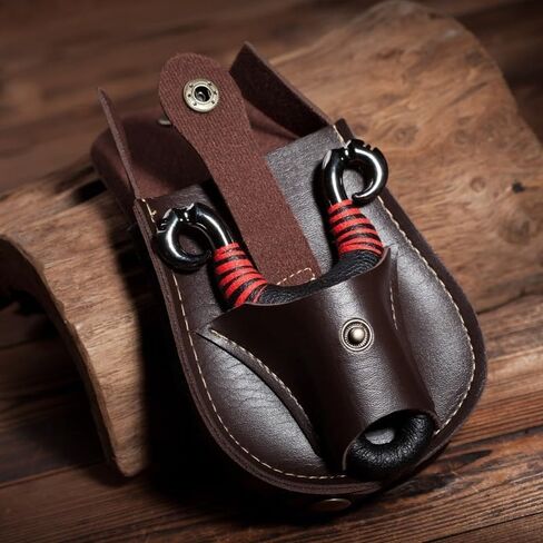 Outdoor Leather Slingshot Package Case Pouch for Catapult Slingshot Ammo Games in Saudi Arabia