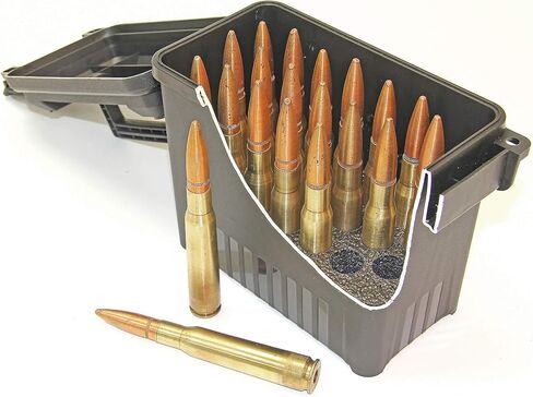 MTM BMG20 Ammo Box, 20 Round, 50 BMG/416 Barrett, USA Made, Black in Saudi Arabia