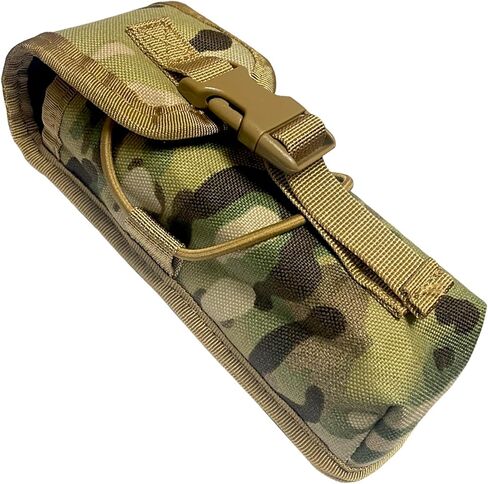 High Temperature Suppressor Pouch, Thermal Insulated Shield for Hot Rifle/Pistol Suppressor, Molle Pouch Holder for Flashlight,Baton, Fits 5-7 inches or Smaller (Camo Style) in Saudi Arabia