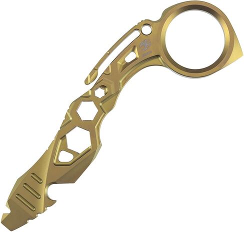 KANSEPT PryMate Blackwash Titanium Pry Bar Multitool مع قواطع زجاجية، فتاحة زجاجات، لقمة سداسية، مشبك جيب أو سلسلة مفاتيح لرفيقك متعدد الاستخدامات للحمل اليومي وإكسسوارات التخييم G008A2 in Kuwait