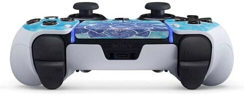 غلاف Skinit المخصص للألعاب متوافق مع وحدة تحكم PS5 DualSense Edge Pro - Blue Lotus مرخص رسميًا من Cat Coq Design in Saudi Arabia