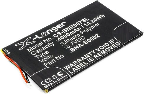 4000mAh/3.7V Replacement Battery for Barnes & Noble Nook HD 7 Tablet BNRV400 BNTV400 L83-4977-266-01-4 BNA-B0002 in Saudi Arabia