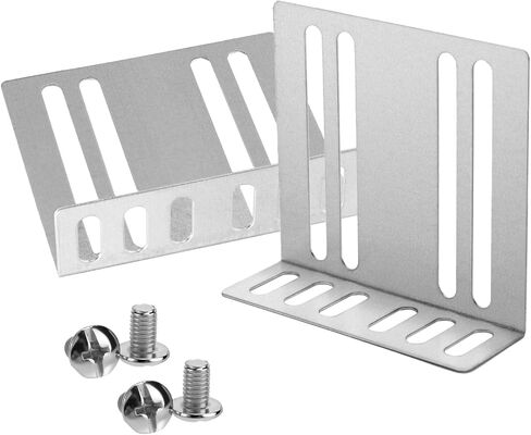 Double DIN Installation Kit, Universal Car Stereo Radio Metal Mounting Bracket Car Audio & Video Dash Mounting Frame W/Screws for Auto Audio Accessories in Saudi Arabia