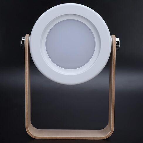 مصباح قراءة LED قابل للطي، ضوء ليلي محمول للتحكم باللمس، 3 - مستوى سطوع خافت، بطارية قابلة لإعادة الشحن USB - تصميم مضغوط، حماية للعين، مثالي لغرفة النوم و(أبيض) in Kuwait