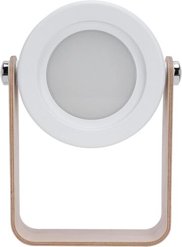 مصباح قراءة LED قابل للطي، ضوء ليلي محمول للتحكم باللمس، 3 - مستوى سطوع خافت، بطارية قابلة لإعادة الشحن USB - تصميم مضغوط، حماية للعين، مثالي لغرفة النوم و(أبيض) in Kuwait