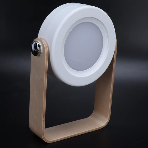 مصباح قراءة LED قابل للطي، ضوء ليلي محمول للتحكم باللمس، 3 - مستوى سطوع خافت، بطارية قابلة لإعادة الشحن USB - تصميم مضغوط، حماية للعين، مثالي لغرفة النوم و(أبيض) in Kuwait