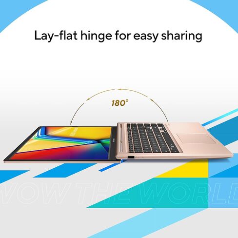 ASUS Vivobook 15 Laptop - 15.6" FHD Touchscreen - Intel® Core™ 5 120U - 16GB RAM - 512GB SSD - Windows 11 Home - Terra Cotta - F1504VAP-AB56-PK in Saudi Arabia