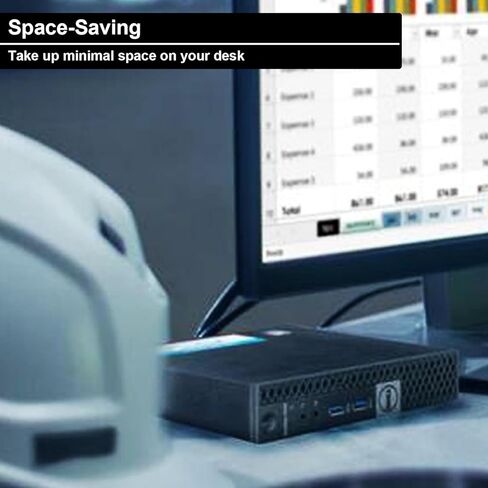 كمبيوتر مكتبي صغير Dell Optiplex 7040، Intel Core i7-6700T، ذاكرة الوصول العشوائي DDR4 سعة 8 جيجابايت، SSD 256 جيجابايت، لوحة مفاتيح وماوس، Windows 11 Pro (متجدد) in Saudi Arabia