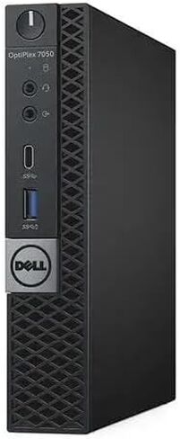 Dell Optiplex 7050 Mini Desktop PC Computer, Core i7-6700T, 8GB RAM, 256GB SSD, Keyboard, Mouse, USB WiFi+BT, Windows 11 Pro 64 Bit-Multi-Language (Renewed) in Saudi Arabia