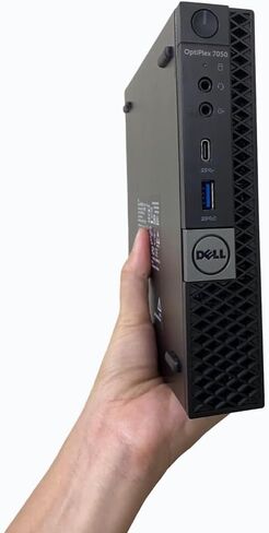 Dell Optiplex 7050 Mini Desktop PC Computer, Core i7-6700T, 8GB RAM, 256GB SSD, Keyboard, Mouse, USB WiFi+BT, Windows 11 Pro 64 Bit-Multi-Language (Renewed) in Saudi Arabia