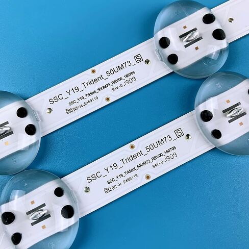 4 قطع شرائط إضاءة خلفية LED لتلفزيون 50 بوصة 50UM7300AUE 50UM7300PUA 50UM7200PUA 50UM7500PDB SSC_Y19_Trident_50UM73_REV00 in Kuwait