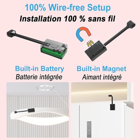 كاميرا أمان لاسلكية W-G2 Mini Goose-Neck مع حامل مغناطيسي، رؤية ليلية نهارية وملونة بدقة 2K HD، نقطة اتصال مدمجة، تعمل بالبطارية، كشف الحركة، تخزين سحابي، مراقبة الهاتف/الكمبيوتر in Kuwait