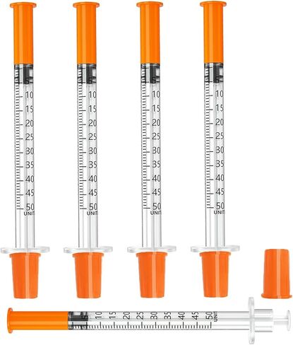 0.5cc/ml 30G 5/16" (8mm) Lab Liquid Measurement, Individually Wrapped, Box of 100 in Kuwait