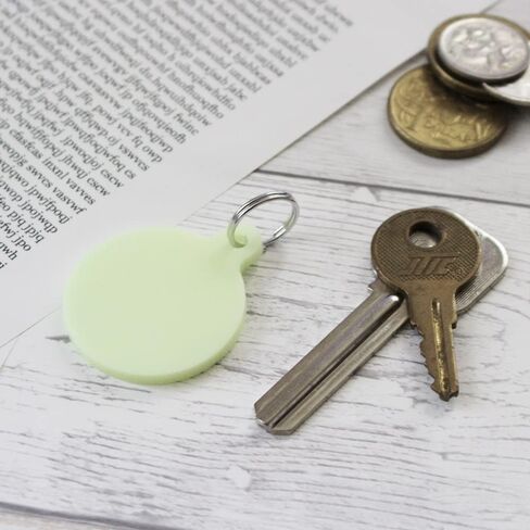 WAKUWAKU Glow Keychain Key Ring Glow R in the Dark for Camping Outdoor emergency No Batteries Soft silicone in Saudi Arabia
