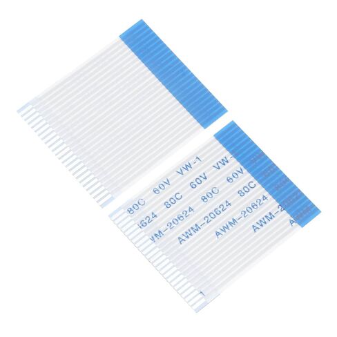 uxcell 10pcs Flexible Flat Cable,60mm 1mm Pitch B Type 22 Pins FPC FFC Flexible Ribbon Cable for LCD TV Car Audio DVD Player in Saudi Arabia