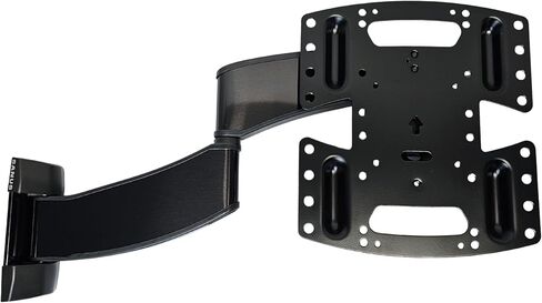 SANUS Elite Advanced Full-Motion TV Wall Mount for 19–43" TVs up to 35 lbs – Tilts, Swivels & Extends 16" – Black Brushed Metal – Low Profile, Easy Install in Saudi Arabia