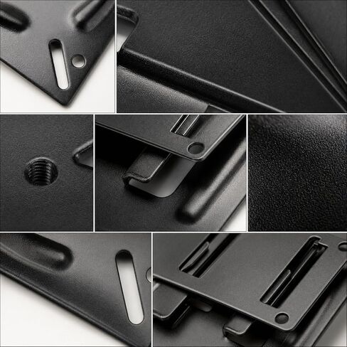 Universal TV Wall Mount Bracket,VESA Compatible Mounting Plate for 14-24 inch Computer Monitor and Flat Screen, Quick Release Steel Kit for Home RV Office in Saudi Arabia