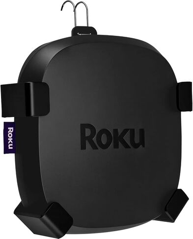IFCASE Metal Mount Compatible with Roku Ultra for Wall/Back of TV/TV Vent (Black) in Saudi Arabia