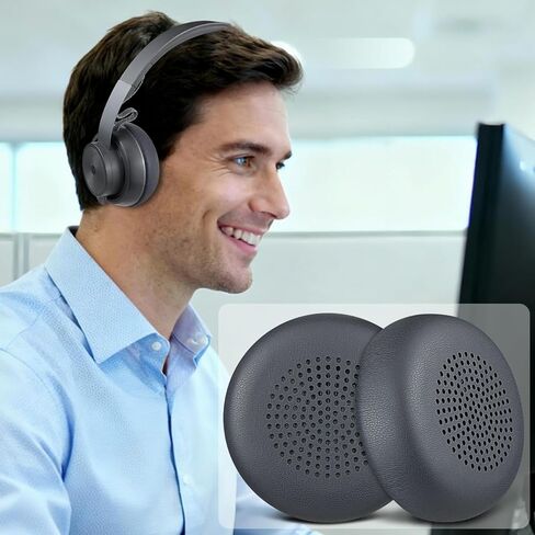 استبدال وسائد الأذن SOULWIT لمنطقة Logitech Zone 900/Wireless/Wireless Plus (لا تناسب المنطقة السلكية/750/اللاسلكية 2)، وسائد الأذن مع جلد البروتين، رغوة عالية الكثافة - التيتانيوم in Saudi Arabia