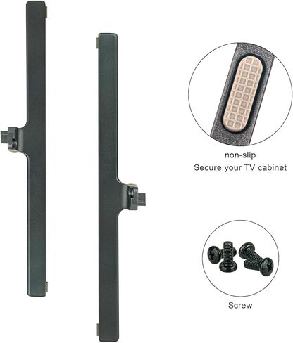 AIDITIYMI 2411-01 TV Base Stand, TV Stand Legs Replacement Compatible with Hisense 75U6K 75-inch U6 Series Mini-LED ULED 4K Google TV - TV Stand Base with Screws in Saudi Arabia