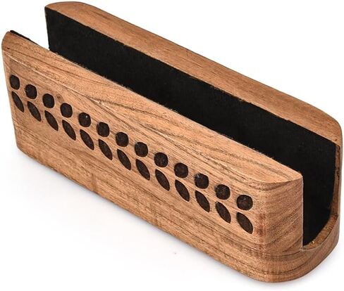 Natural Acacia Wood Vertical Stand for Laptops & Tablets – Stylish Desk Organizer for Apple, Microsoft, Gaming Devices (8" X 2.3" X 2.5") in Saudi Arabia