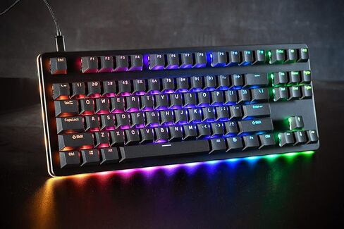 Hexgears Gemini Dusk - لوحة مفاتيح ميكانيكية TKL قابلة للتبديل السريع Kailh Box باللون الأبيض in Kuwait