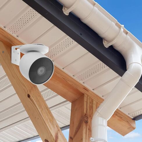 UYODM 3Pack Adhesive Metal Wall Mount Bracket Compatible with Google Nest Cam Outdoor or Indoor, Battery - 2nd Generation, VHB Stick On,No Drilling Mounting Get The Best View,Two Ways Installation in Kuwait