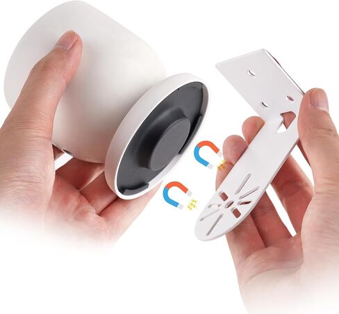 UYODM 3Pack Adhesive Metal Wall Mount Bracket Compatible with Google Nest Cam Outdoor or Indoor, Battery - 2nd Generation, VHB Stick On,No Drilling Mounting Get The Best View,Two Ways Installation in Kuwait