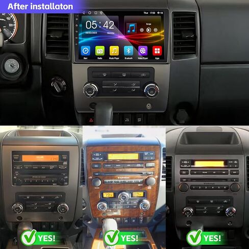 راديو 4+64G لشاشة Titan 9 بوصة تعمل باللمس 2008 2009 2010 2011 2012 ستيريو، تشغيل لاسلكي/WiFi/Bluetooth/EQ Audio/Andriod Auto/AM/FM/ملاحة/كاميرا AHD in Kuwait