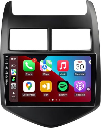 5G WiFi(6) Car Radio for Chevy Sonic Aveo 2011-2015, Android13/Wireless CarPlay/Android Auto/Touch Screen/GPS Navigation/Bluetooth/FM/HD Backup Camera (2+64) in Saudi Arabia