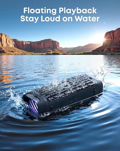 Soundcore Boom 2 من Anker، مكبر صوت خارجي، 80 وات، مضخم صوت Boom 3i من Anker، مكبرات صوت خارجية متينة، مقاومة للماء IP68، تشغيل عائم، مقاومة للمياه المالحة in Kuwait