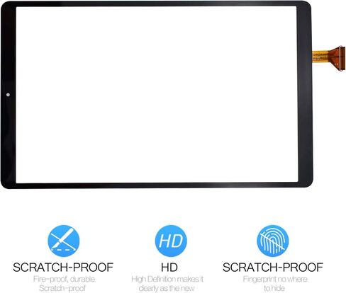 Screen Replacement for Samsung Galaxy Tab A 10.1 2019 SM-T510 SM-T515 Touch Panel Digitizer Glass Compatible(Not Include LCD) (Black) in Saudi Arabia