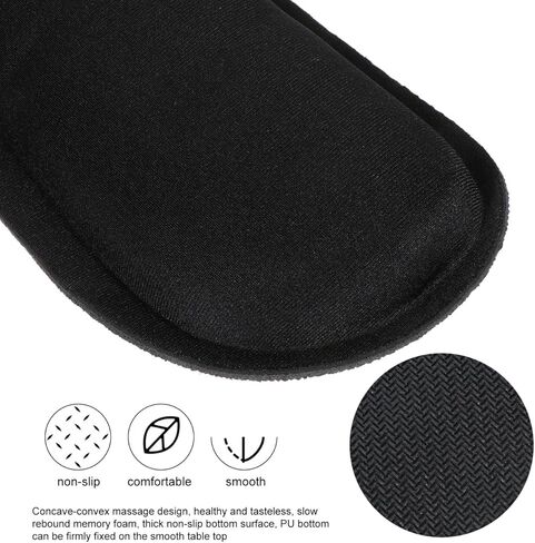 Memory Foam Wrist Rest Set for Keyboard and Mouse Ergonomic Wrist Support Pad for Office and Gaming Comfort 17.32X2.95X0.78 Inches in Saudi Arabia