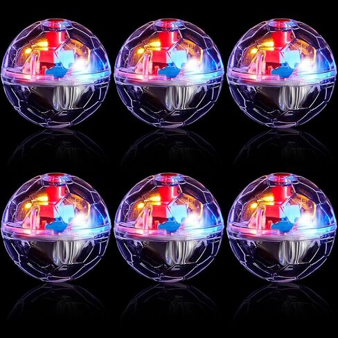 كرة صيد اشباح للقطط والقطط، كرات مضيئة LED تعمل بالحركة، كرة للقطط والكلاب، العاب تفاعلية للحيوانات الاليفة، العاب تدريب صغيرة متوهجة للحيوانات الاليفة، العاب تدريب لأنشطة الحيوانات الاليفة، قطعتين in Kuwait