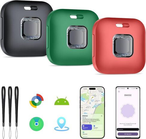ترقية 2026 [معتمدة من Apple وGoogle] علامات تعقب الهواء - 4 عبوات (أسود)، علامة ذكية لتعقب Hoxe Bluetooth 5.3 متوافقة مع Apple Find My وAndroid Find Hub للمفاتيح والحقائب والأمتعة والسيارات والمزيد in Saudi Arabia
