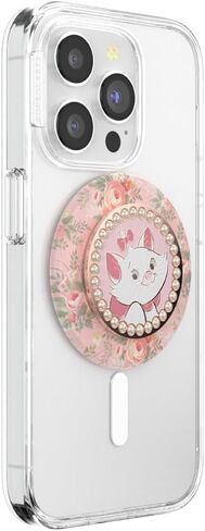 PopSockets Phone Grip for MagSafe, Magnetic Holder, Phone Stand, Disney - Marie in Bloom in Saudi Arabia