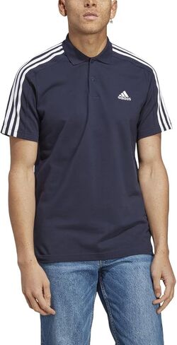 قميص بولو Aeroready Essentials Pique مطرز بشعار صغير للرجال من adidas in Saudi Arabia