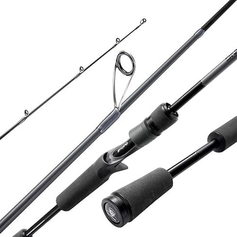 Tusking Pro All-Purpose Lightweight Casting&Spinning Fishing Rod Advanced Carbon Fiber Build, Ergonomic Reel Seat, Sensitive Tip for Freshwater and Saltwater Angling in Saudi Arabia
