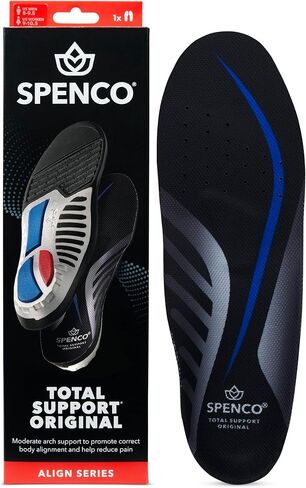 نعل داخلي أصلي من Spenco Total Support، للنساء 9-10.5/للرجال 8-9.5 in Kuwait