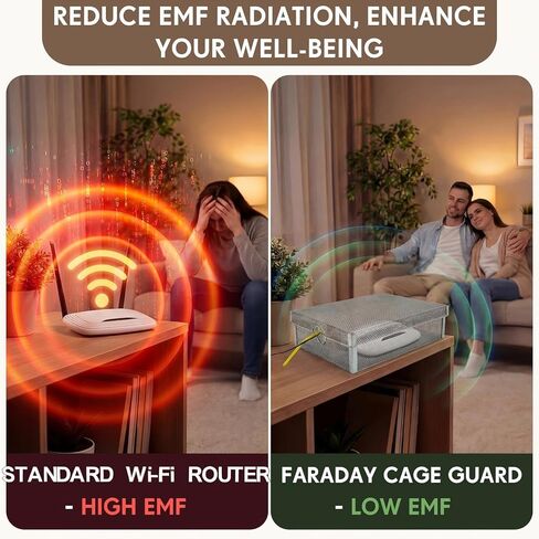 غطاء جهاز توجيه Wi-Fi واقي حماية EMF لأجهزة التوجيه التي تحافظ على اتصال الإشارة والاستخدام دون انقطاع in Kuwait