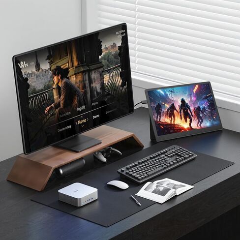 شاشة محمولة 13.5 بوصة 3000×2000 IPS 3:2، شاشة 100% sRGB HDR USB-C HDMI ثانية للكمبيوتر المحمول، شاشة محمولة رفيعة للغاية مع حامل تخميد قابل للتعديل، التوصيل والتشغيل لهاتف PC Mac in Kuwait