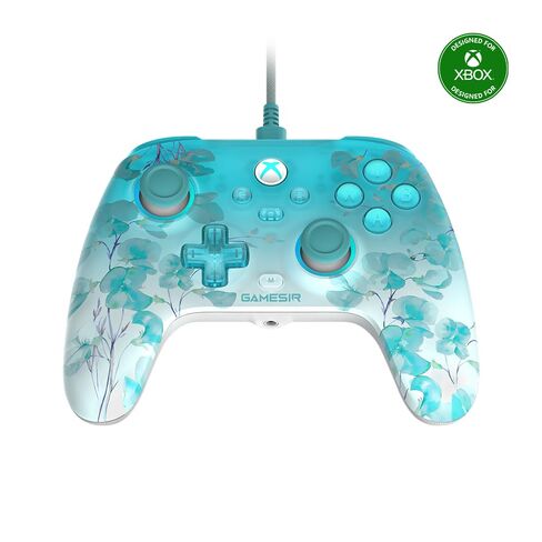 GameSir T7 Pro Floral Wired Controller for Xbox Series X|S, Xbox One, Windows 10/11 & Steam, Hall Effect Sticks & Triggers, 2 Back Buttons, Dynamic RGB, Floral Matte Design, Ergonomic, 3.5mm Audio (Renewed) in Saudi Arabia