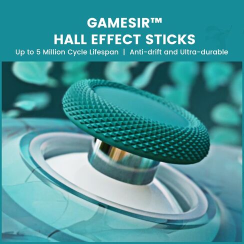 GameSir T7 Pro Floral Wired Controller for Xbox Series X|S, Xbox One, Windows 10/11 & Steam, Hall Effect Sticks & Triggers, 2 Back Buttons, Dynamic RGB, Floral Matte Design, Ergonomic, 3.5mm Audio (Renewed) in Saudi Arabia