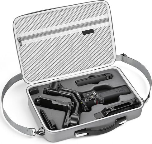 حقيبة حمل الصور من STARTRC لملحقات DJI RS 5، حقيبة تخزين محمولة من جلد البولي يوريثان لـ DJI Ronin RS5 Gimbal للسفر في الهواء الطلق in Kuwait