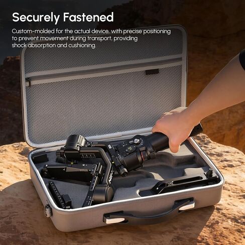 حقيبة حمل الصور من STARTRC لملحقات DJI RS 5، حقيبة تخزين محمولة من جلد البولي يوريثان لـ DJI Ronin RS5 Gimbal للسفر في الهواء الطلق in Kuwait