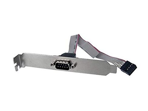 Cable Leader 12in DB9 Male to IDC10 Female Serial Port Everex Cable with Bracket in Saudi Arabia